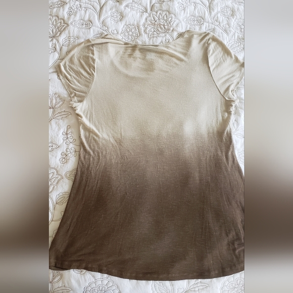 Style and Co embellished t-shirt tunic top sz L - Picture 6 of 10